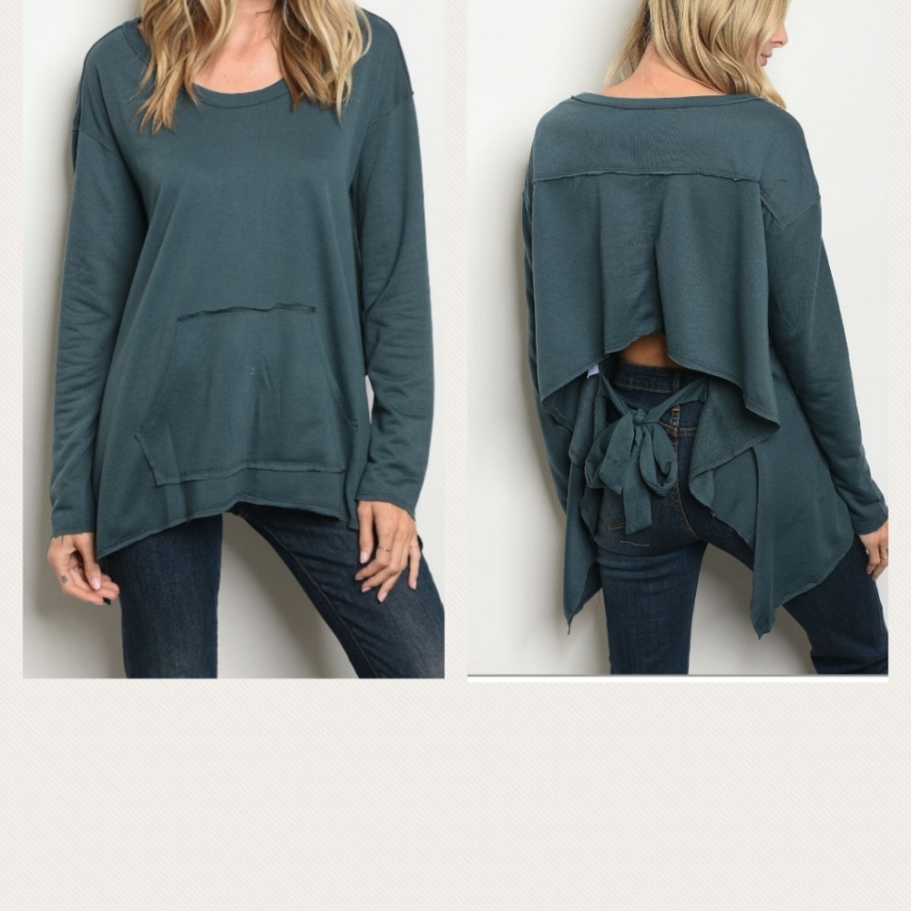 Awesome  Teal Top